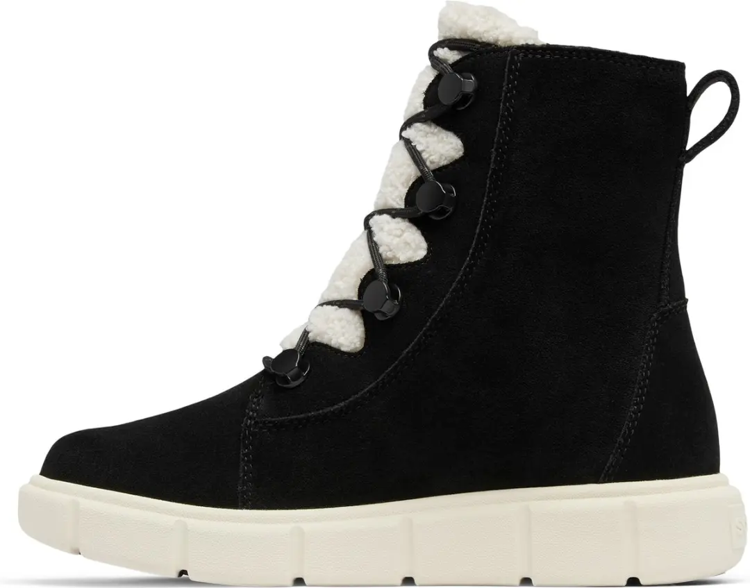 Sorel Explorer III Joan Cozy WP Outdoorlaarzen - Maat 37 - Black/Chalk