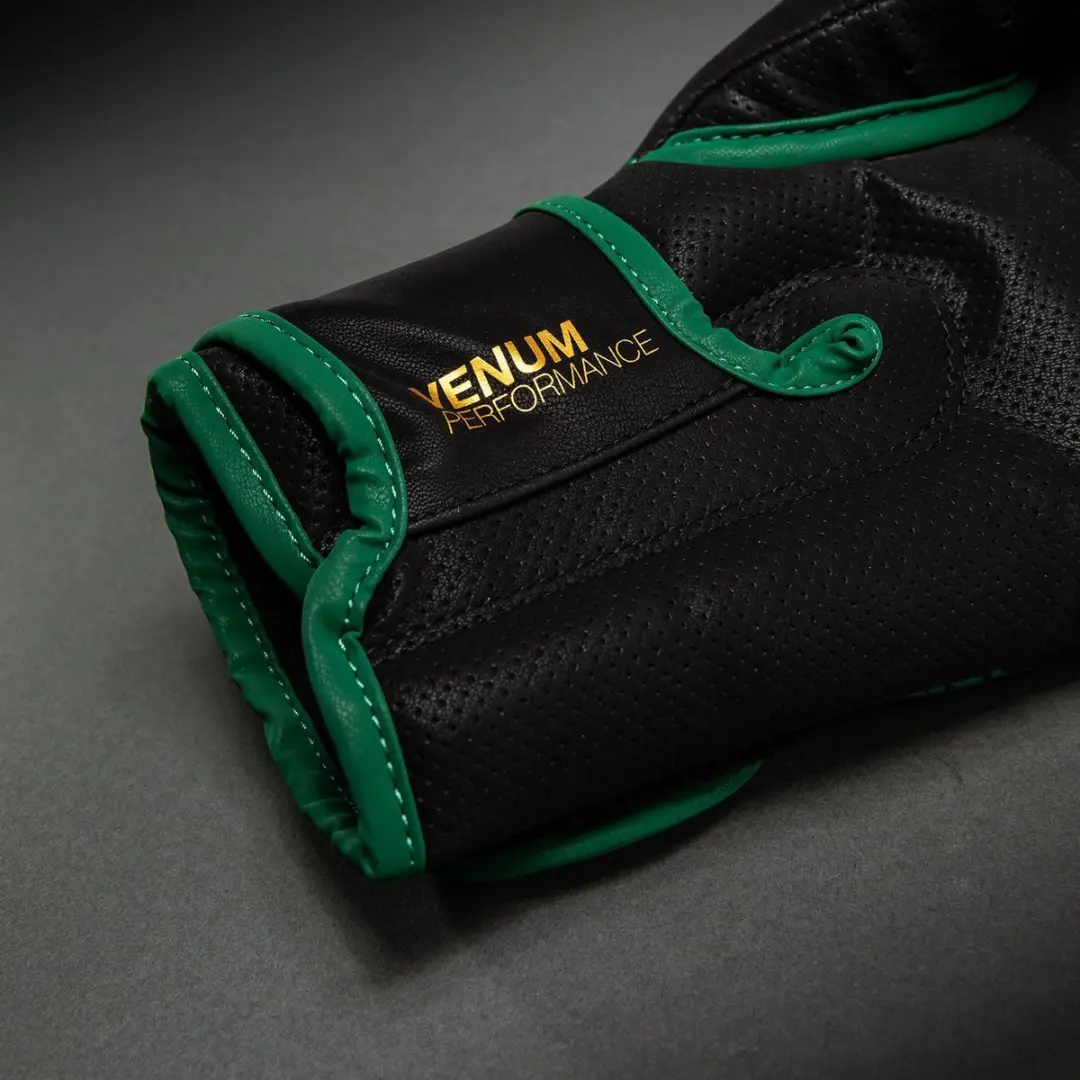 Venum Matupa Bokshandschoenen 14 OZ - Zwart/Groen/Goud