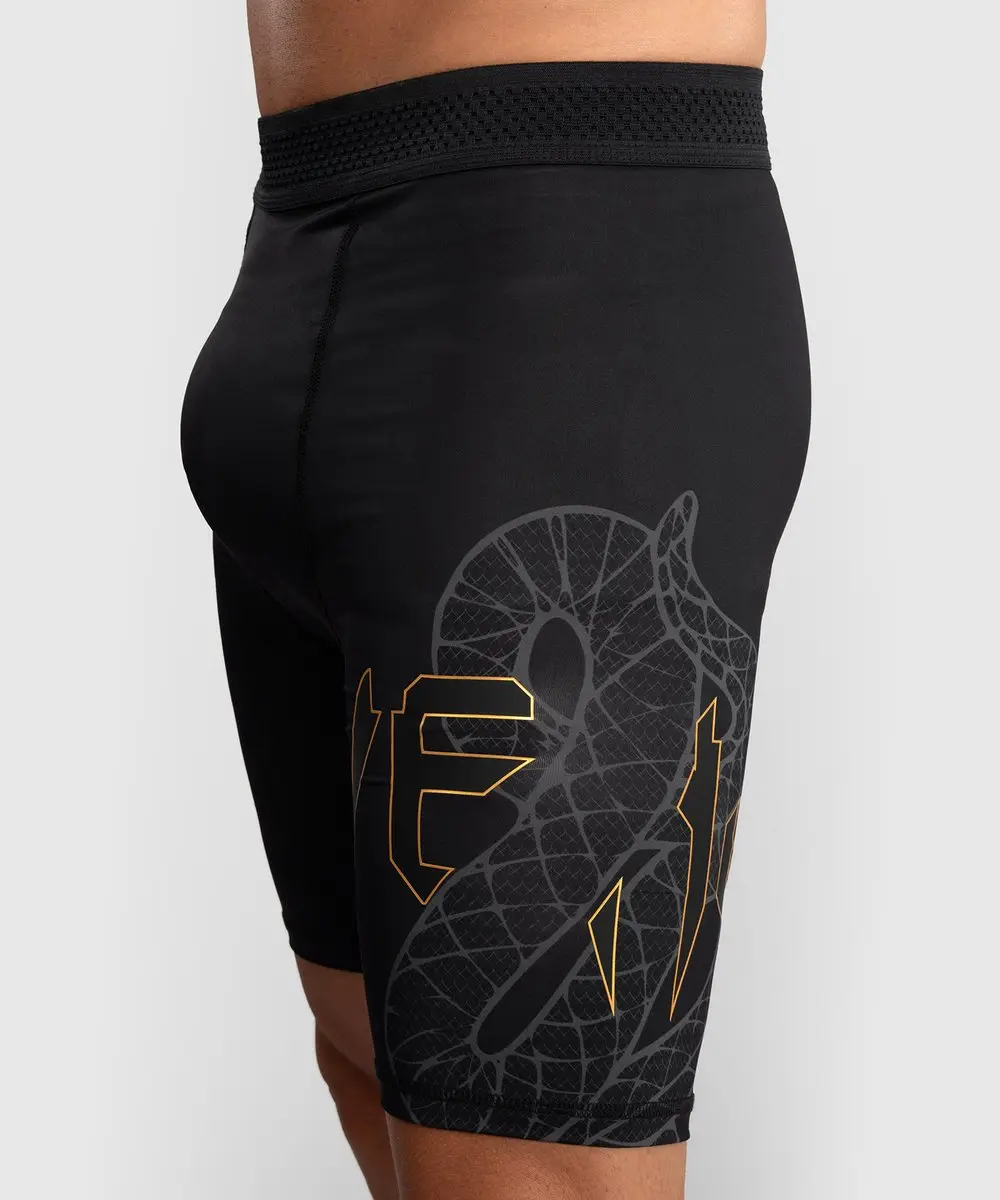 Venum Serpenti Vale Tudo Shorts XXL - Zwart/Zilver/Goud