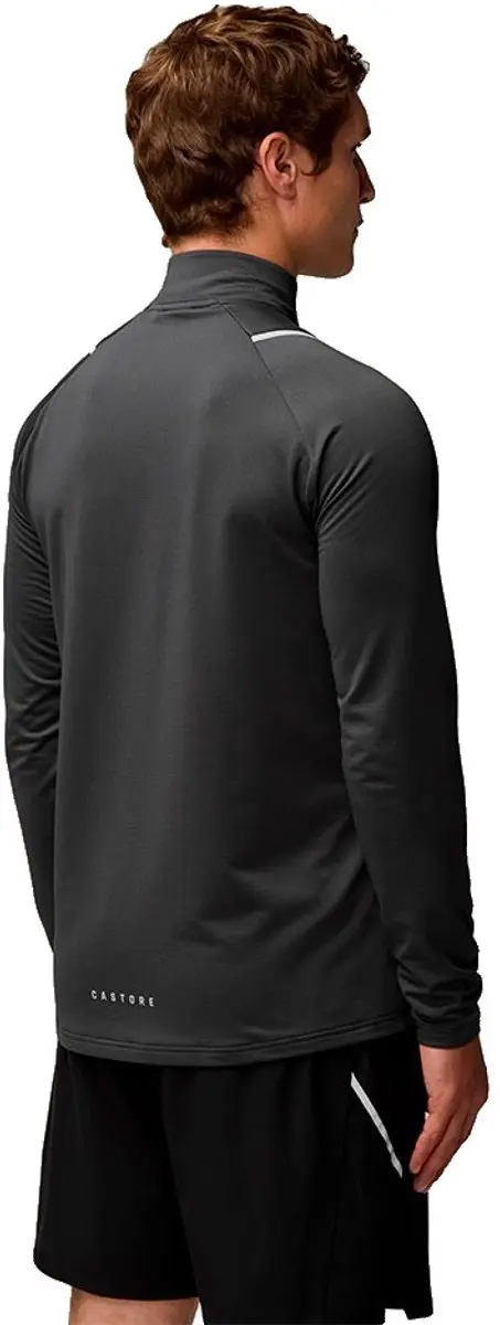 Castore Apex Thermal Sweatshirt - Halve Rits - XL - Gunmetal