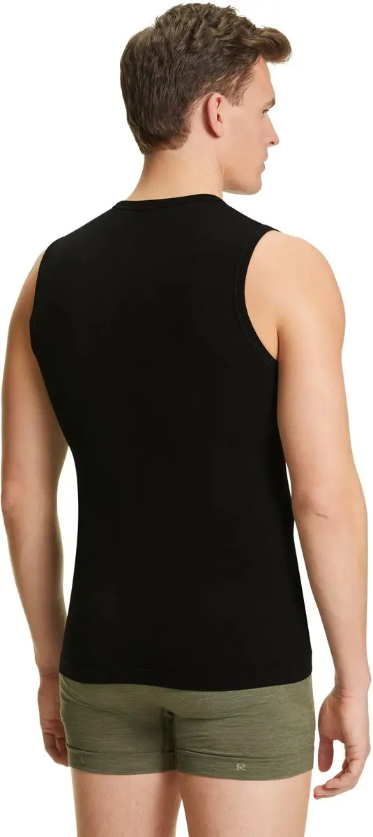 Falke Wool-Tech Light Mouwloos Shirt Heren - XL - Zwart