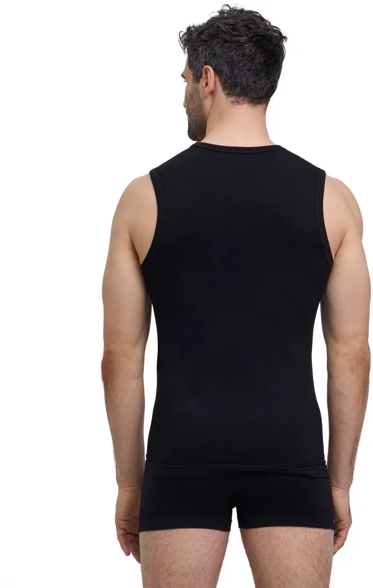 Falke Wool-Tech Light Mouwloos Shirt Heren - XL - Zwart - afbeelding 6 van 6