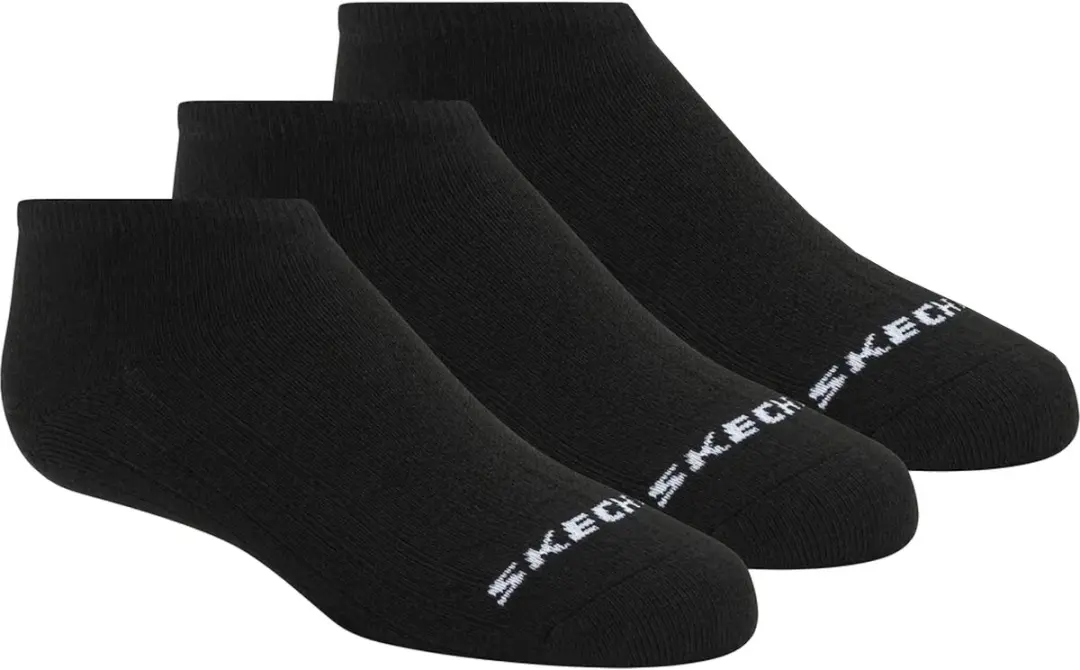 Skechers Core Lowcut Sokken 6 Stuks - Zwart