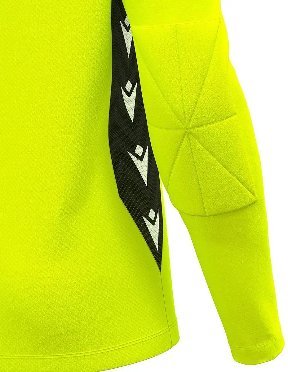 Macron Argo Keepershirt Kinderen 140 - Fluogeel/Zwart