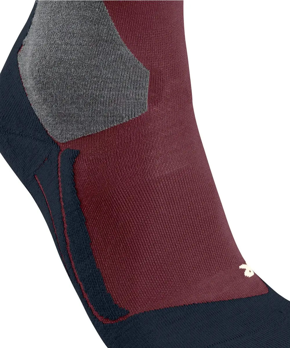 Falke SK4 Skisokken - Merlot Rood - Maat 41/42