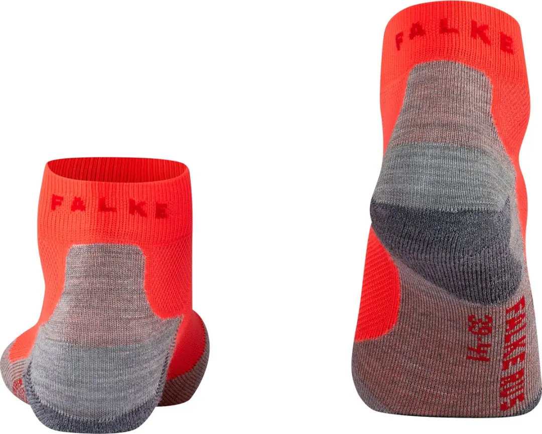 Falke RU5 Short Anti-Blaar Hardloopsokken Heren - Rood - Maat 44-45