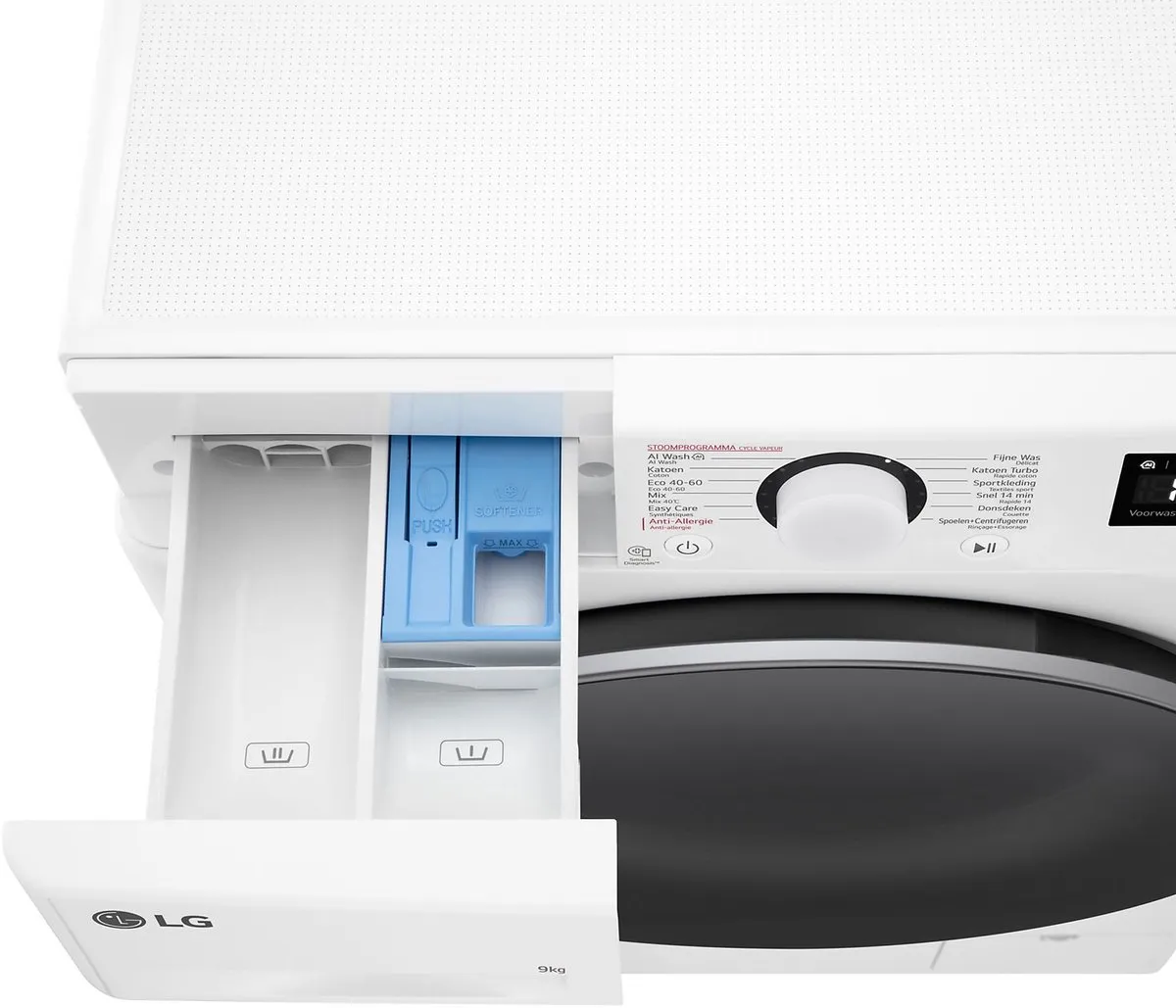 LG F4WR5009S1W Wasmachine Voorlader 9kg - 1400rpm - Wit - afbeelding 6 van 6