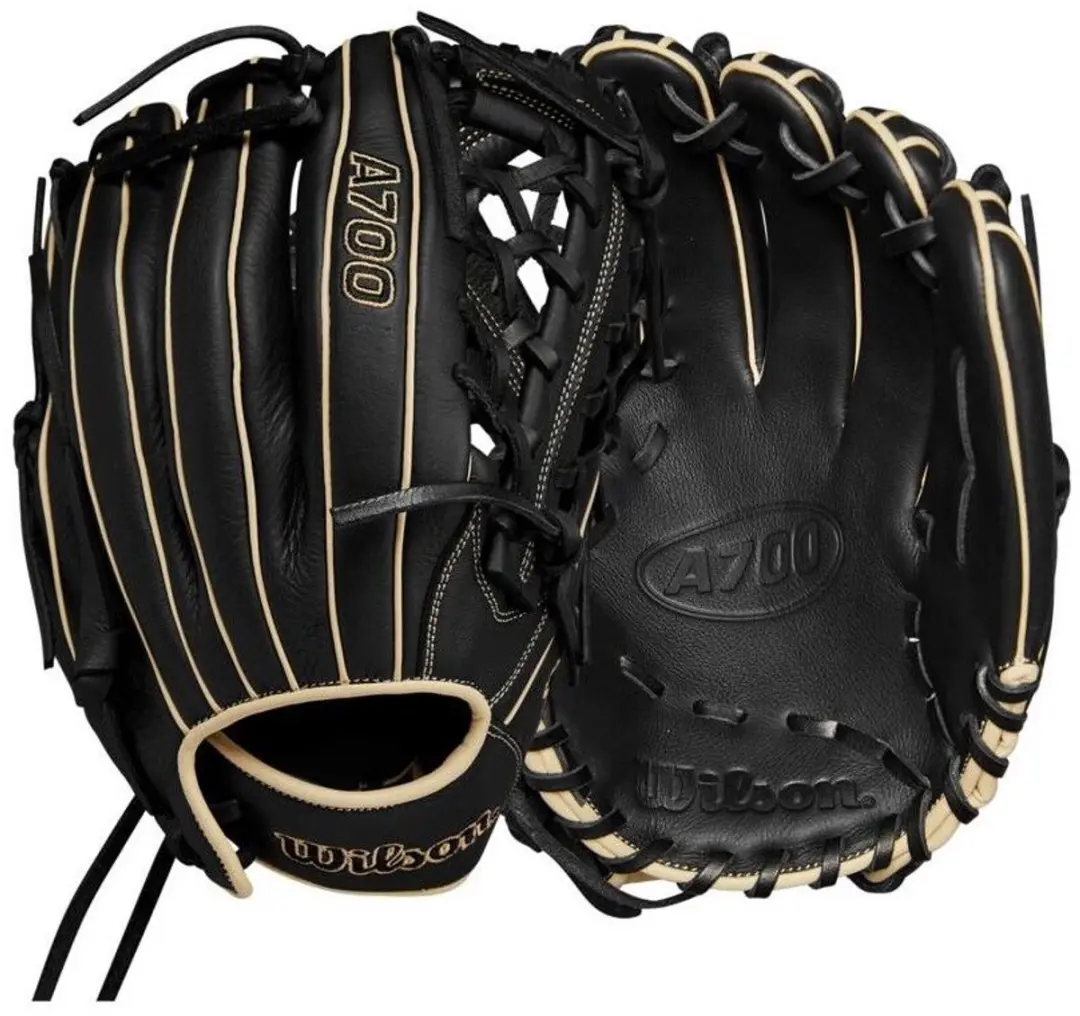 Wilson MLB A700 Honkbalhandschoen Jeugd 12 inch - Zwart - LHT