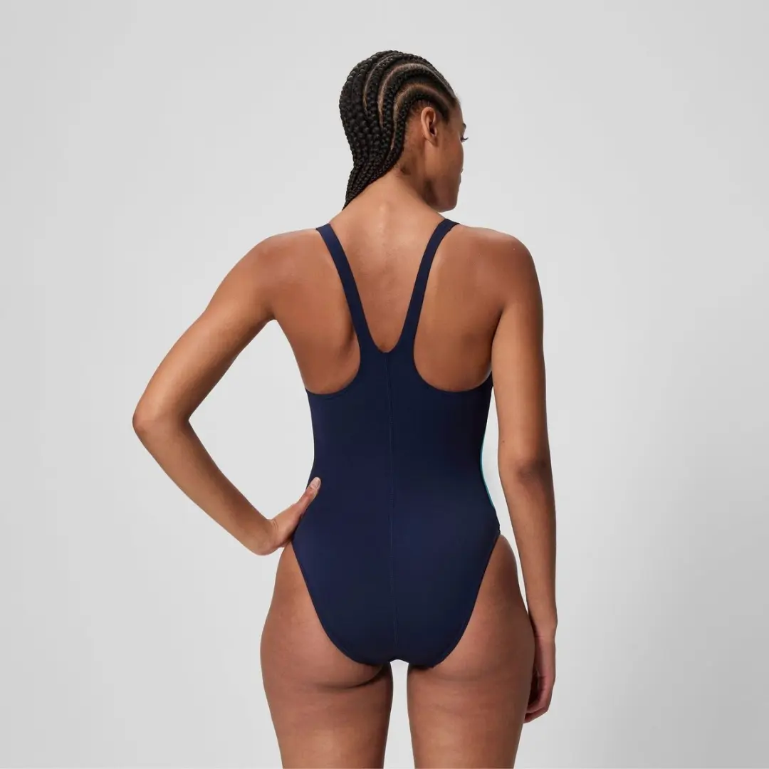 Speedo Hyperboom Butterfly Back Dames Sportbadpak 38 - Marine