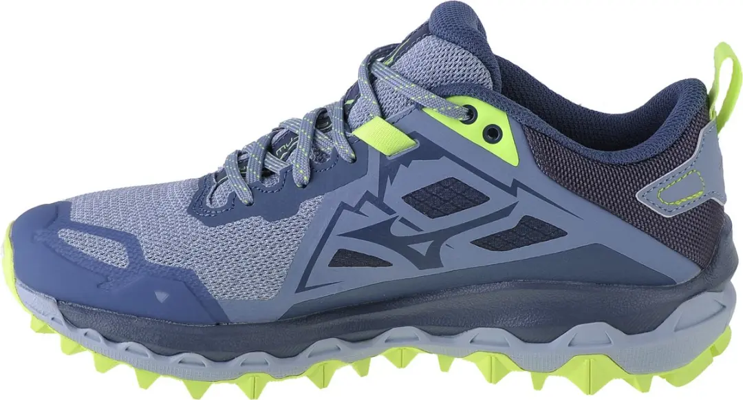 Mizuno Wave Mujin 8 Sportschoenen 40.5 - Grijs/Blauw Lichtgroen