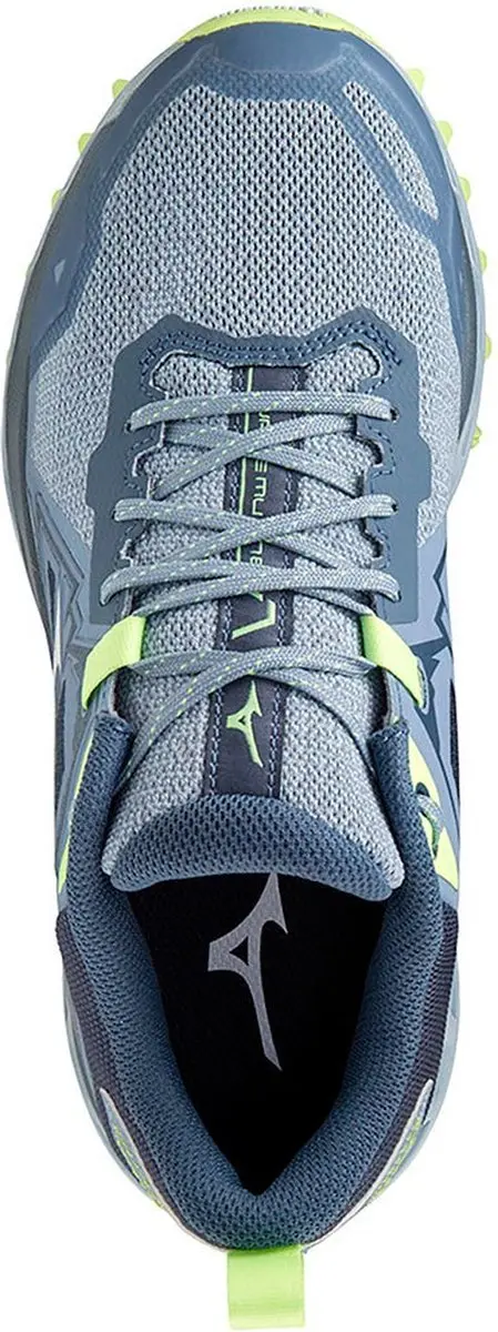 Mizuno Wave Mujin 8 Sportschoenen 40.5 - Grijs/Blauw Lichtgroen