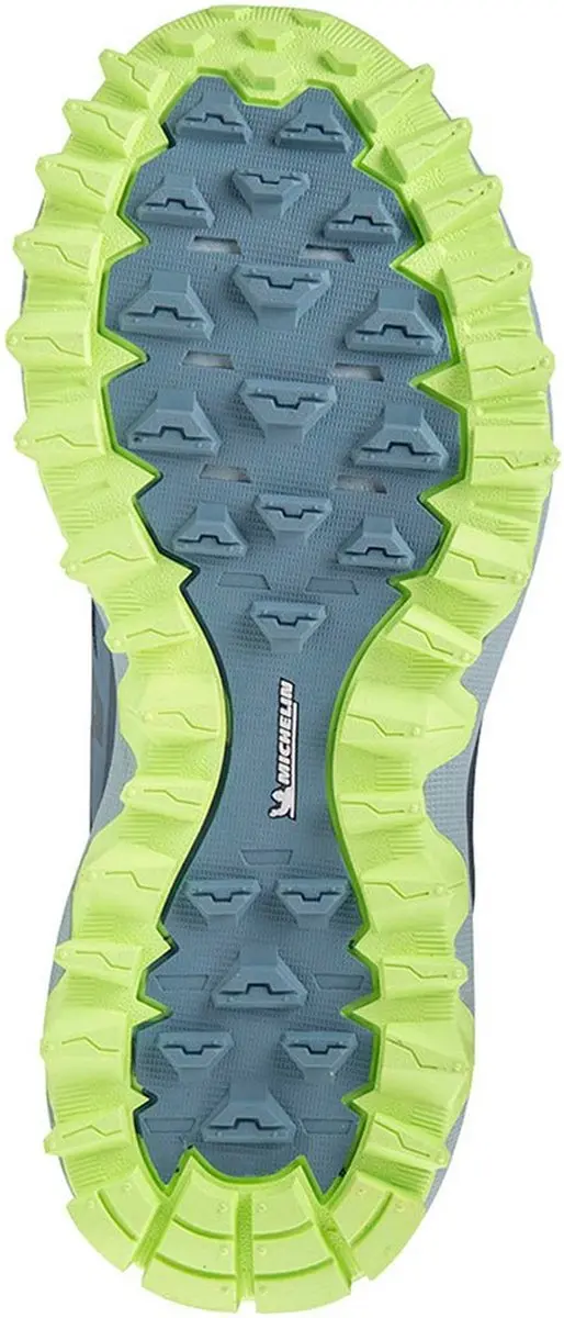 Mizuno Wave Mujin 8 Sportschoenen 40.5 - Grijs/Blauw Lichtgroen