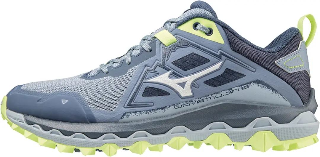 Mizuno Wave Mujin 8 Sportschoenen 40.5 - Grijs/Blauw Lichtgroen