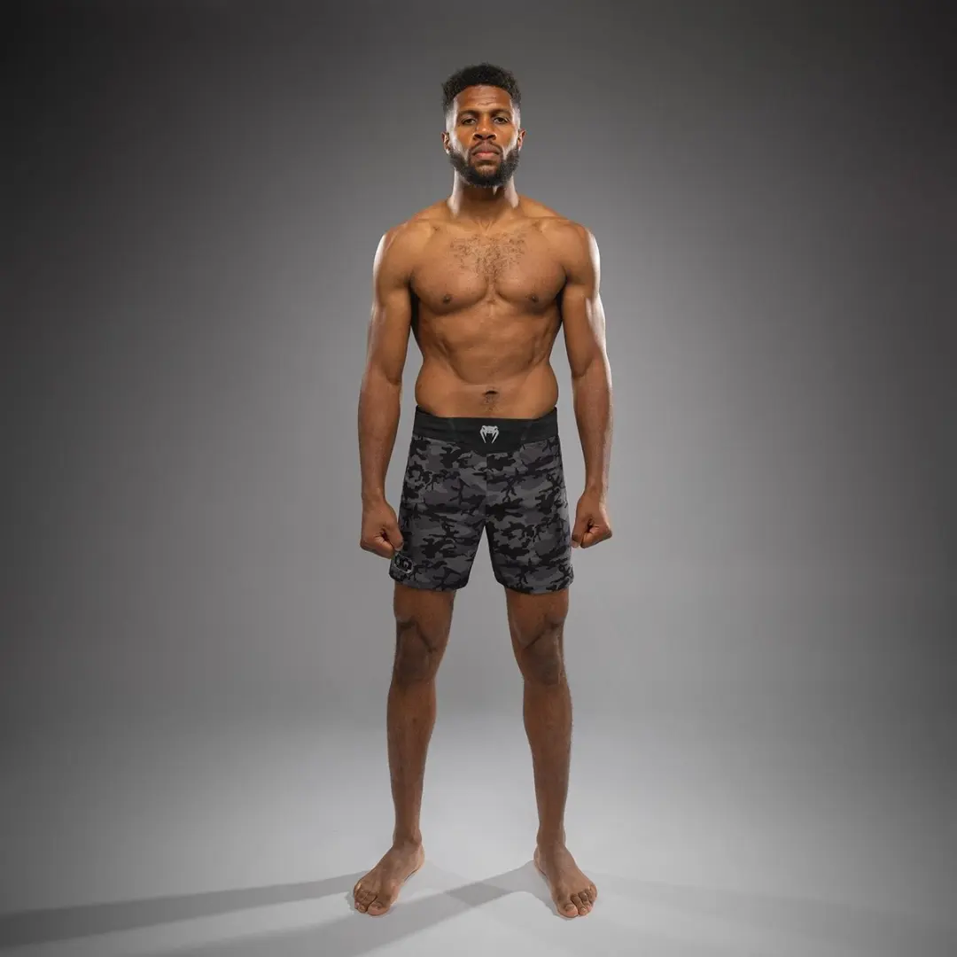 Venum X Polaris Fightshorts XXL - Zwart Camo Stormgrijs