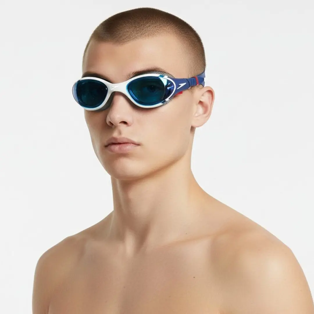Speedo Biofuse 2.0 Zwembril - Blauw/Wit