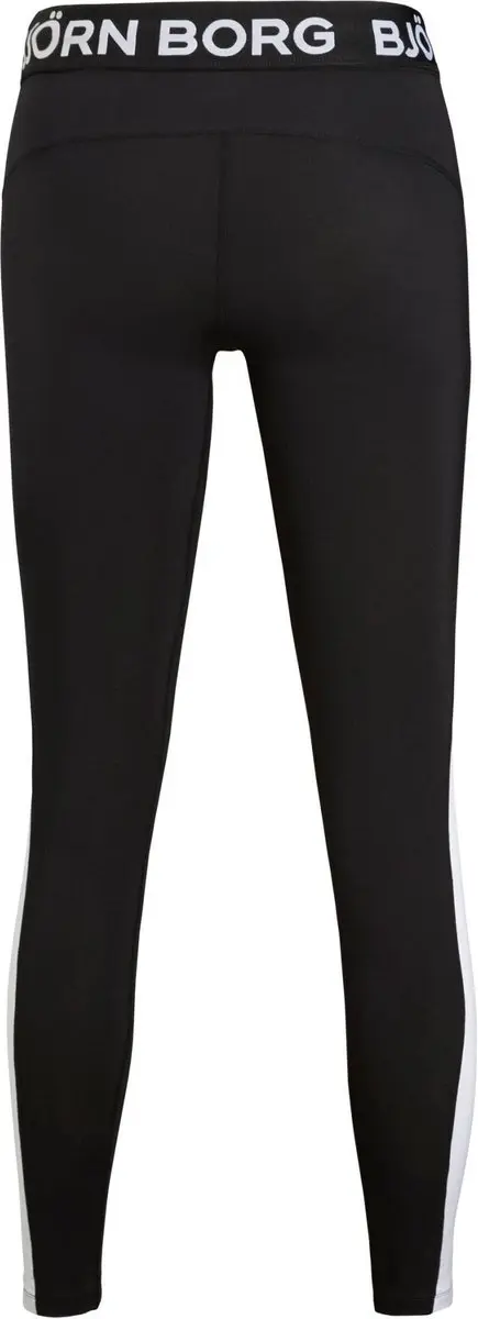 Björn Borg LA Stripe Dames Tight - Maat L - Zwart/Wit