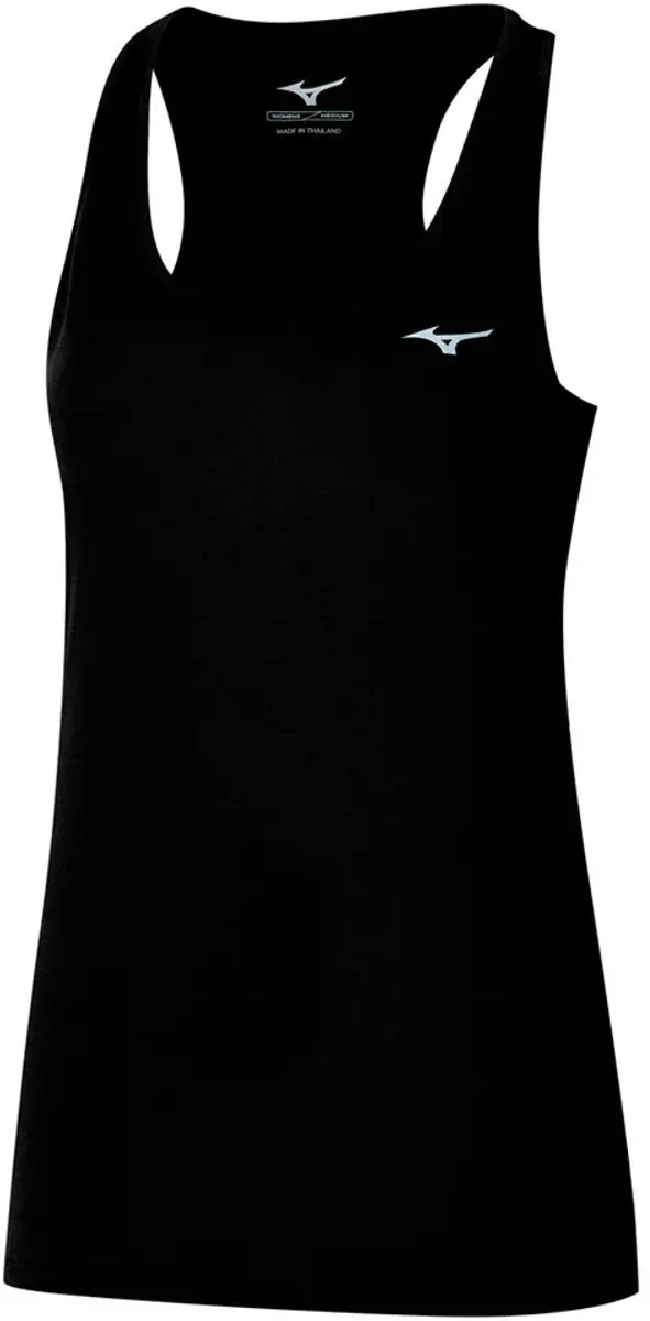 Mizuno Impulse Core Mouwloos T-shirt - S - Zwart