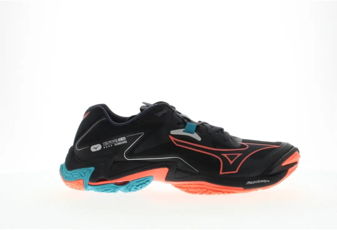 Mizuno Wave Lightning Z8 Heren Indoorschoenen - 42.5 - Zwart/Blauw/Orange
