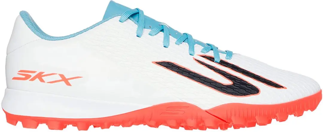 Skechers Club TF Voetbalschoenen 41 - Wit/Turquoise/Rosa
