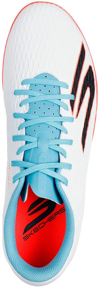 Skechers Club TF Voetbalschoenen 41 - Wit/Turquoise/Rosa