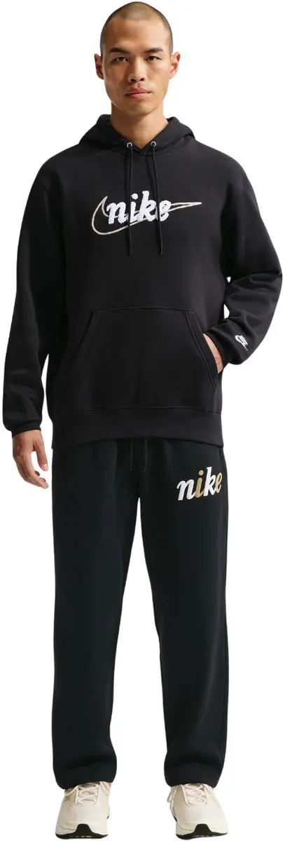 Nike Club BB Hoodie Heren - Maat L - Zwart