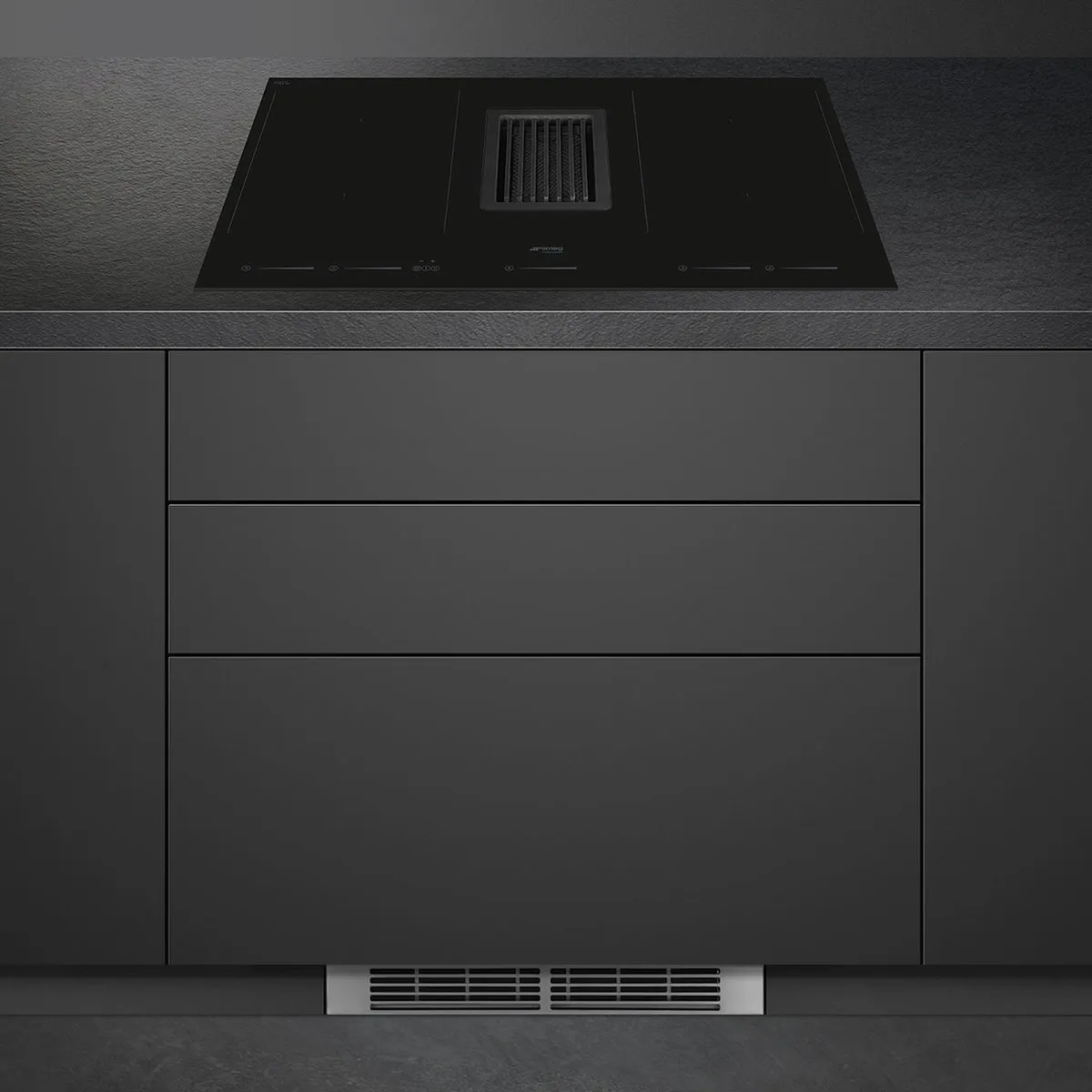 Smeg Universal HOBD682D1 Inductiekookplaat 80cm - 2 Zones - Zwart