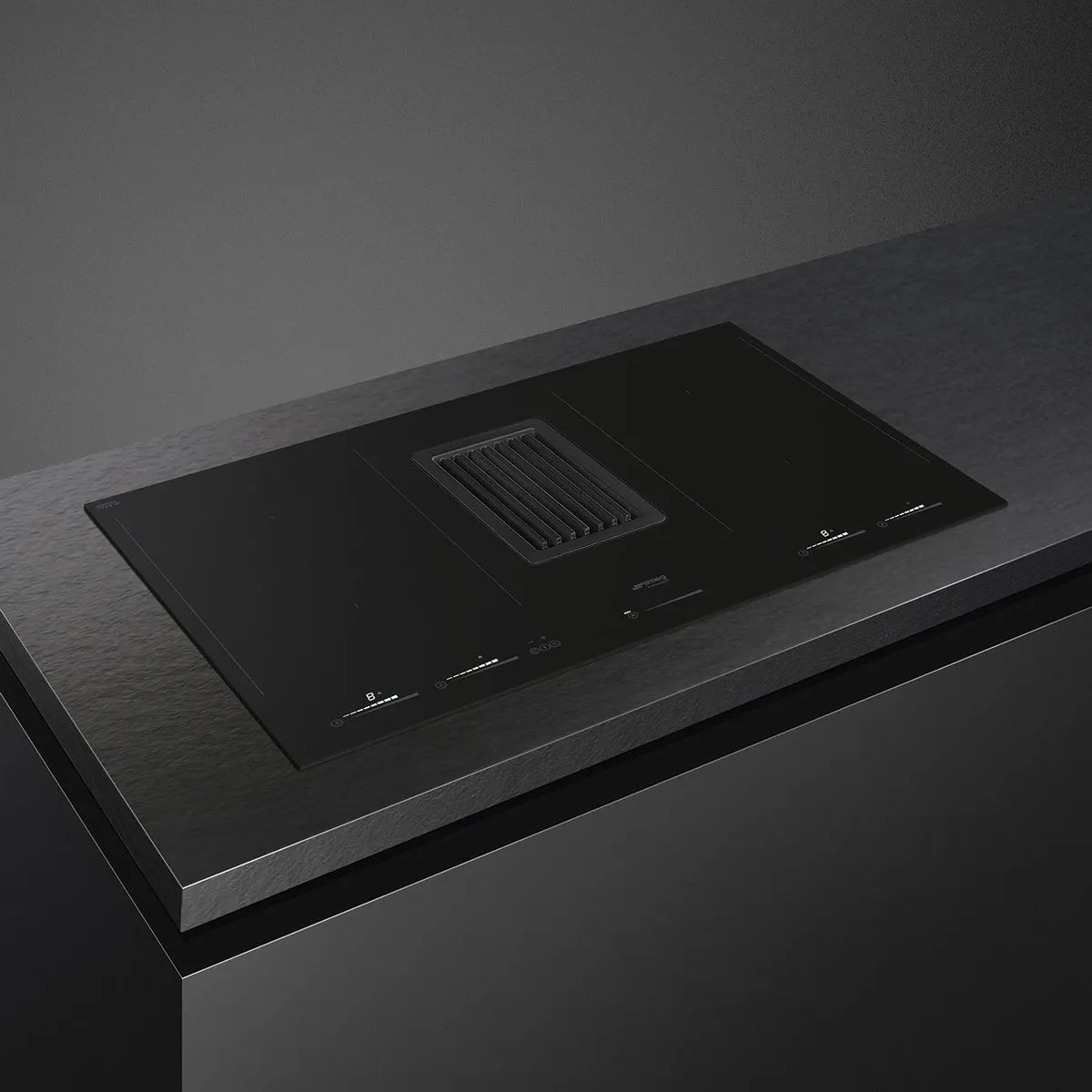 Smeg Universal HOBD682D1 Inductiekookplaat 80cm - 2 Zones - Zwart