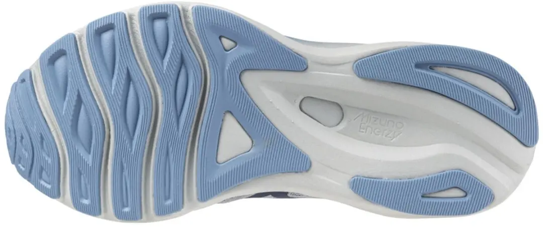 Mizuno Wave Serene Dames Hardloopschoenen 40.5 - Lichtgrijs/Blauw