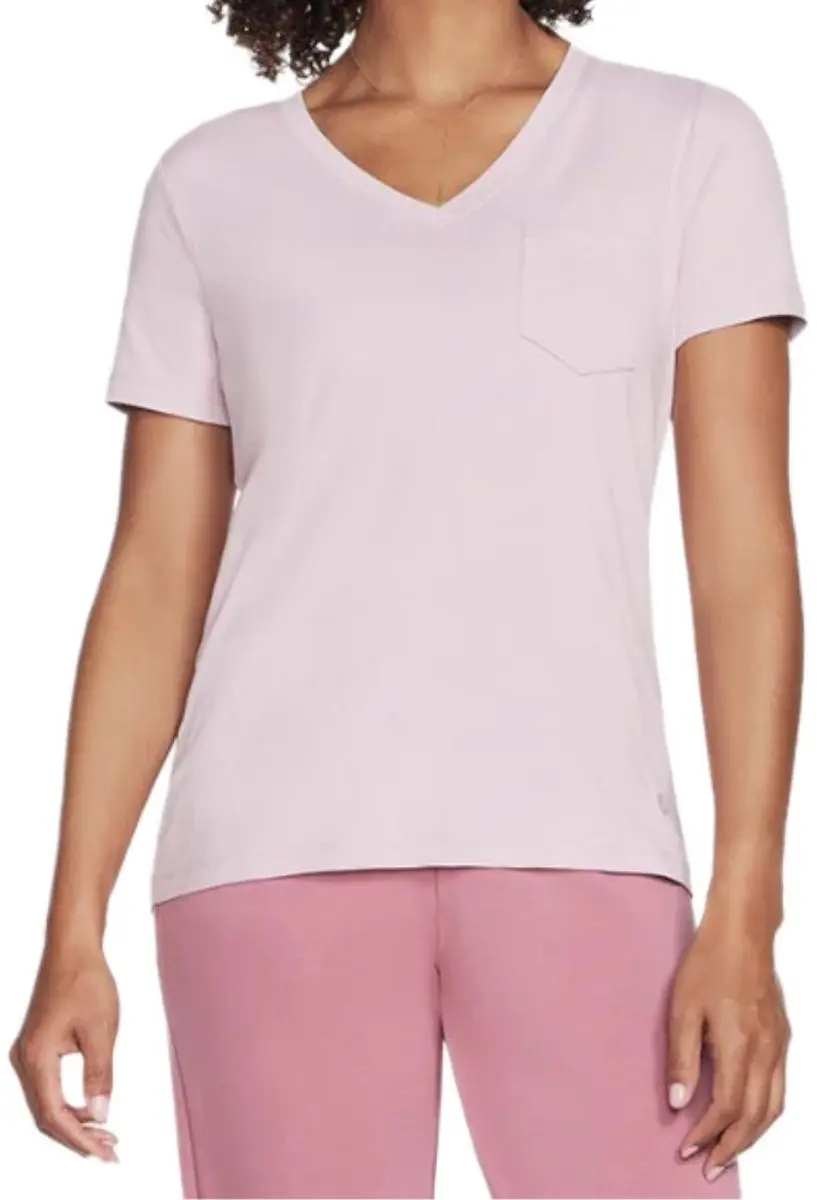 Skechers Godri Serene V-hals T-shirt Dames