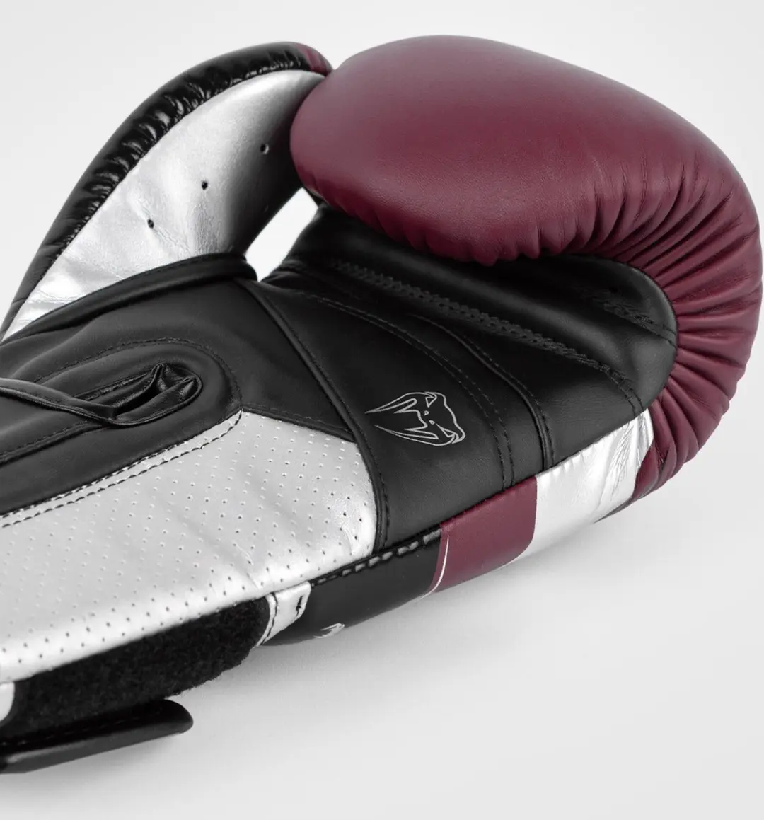 Venum Elite Evo Bokshandschoenen 12 oz - Bordeaux/Zilver