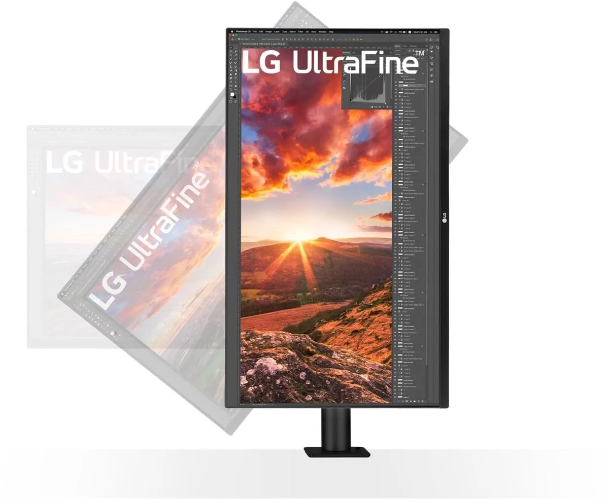 LG Ergo 32UN880K 4K IPS Monitor - 32 Inch - USB-C 60W