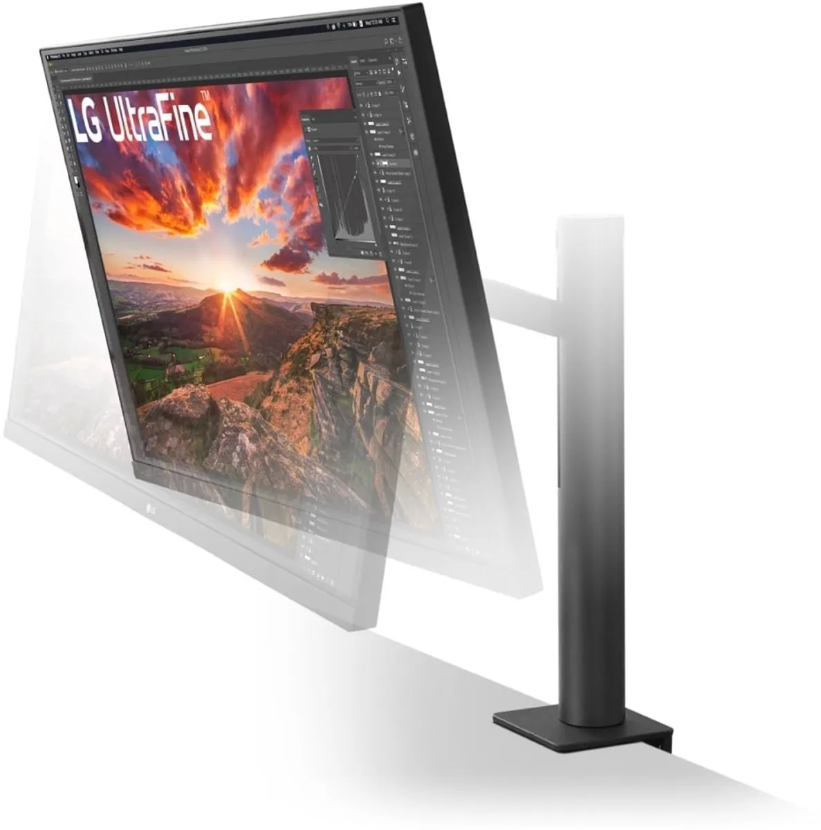 LG Ergo 32UN880K 4K IPS Monitor - 32 Inch - USB-C 60W