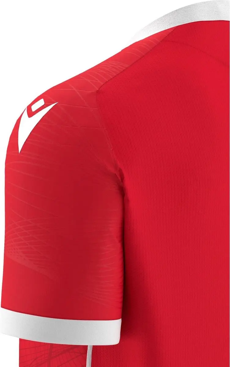 Macron Wyvern Eco Shirt Korte Mouw Heren - Rood