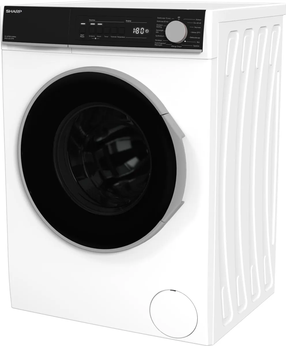 Sharp ESNFB814AWNABX Wasmachine 8 kg 1400 toeren - Wit