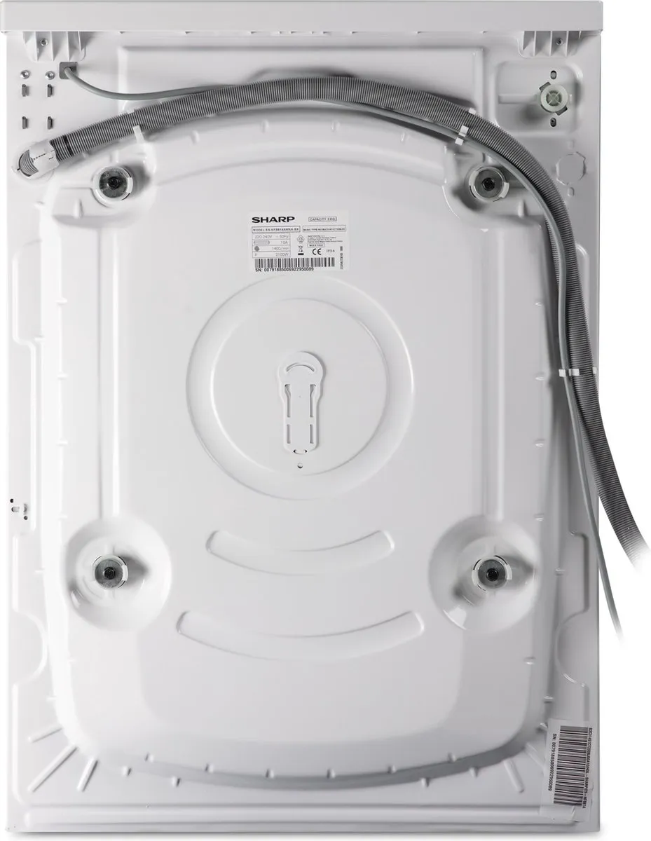 Sharp ESNFB814AWNABX Wasmachine 8 kg 1400 toeren - Wit
