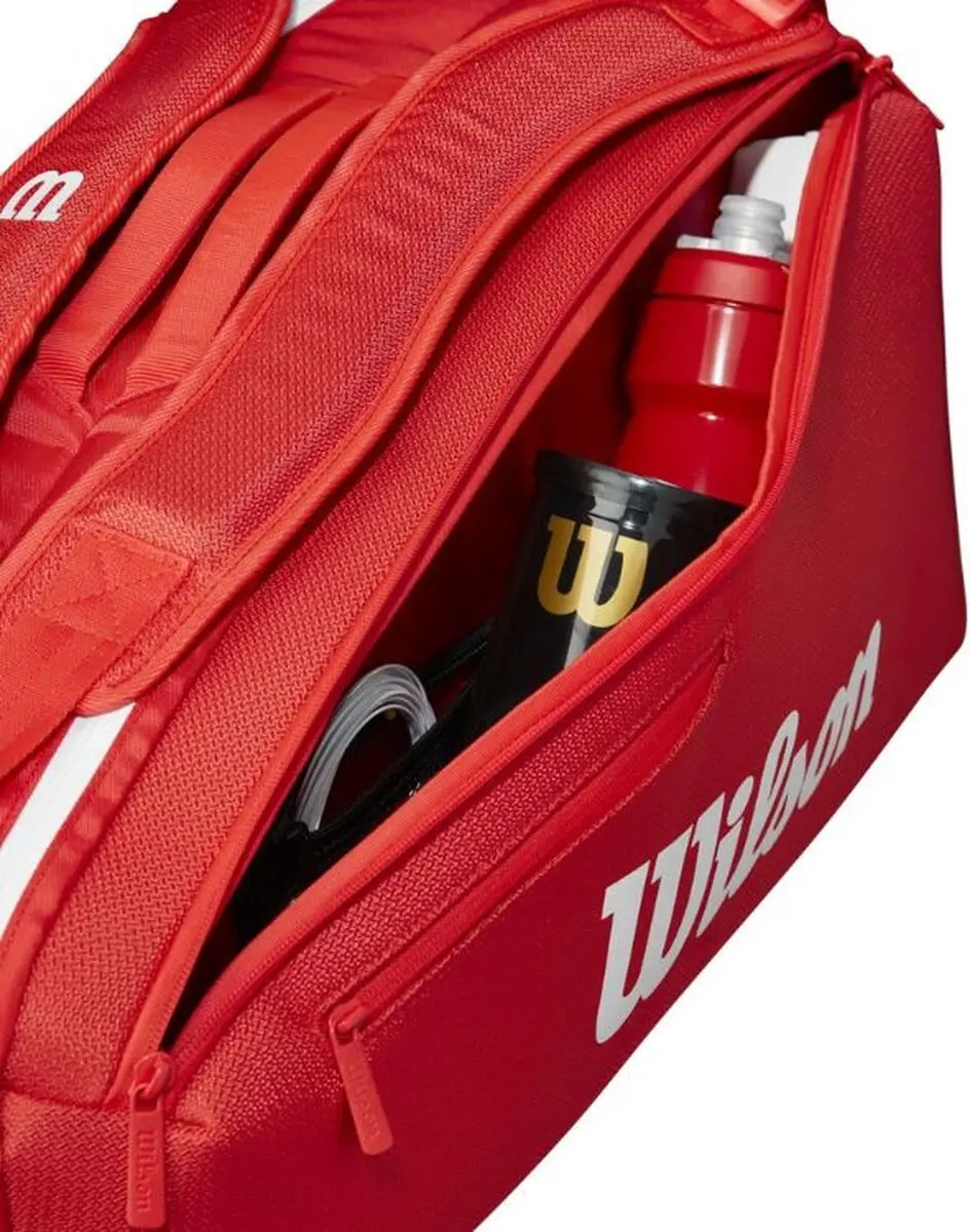 Wilson 6R Tennistas Super Tour - 6 Stuks - Rood