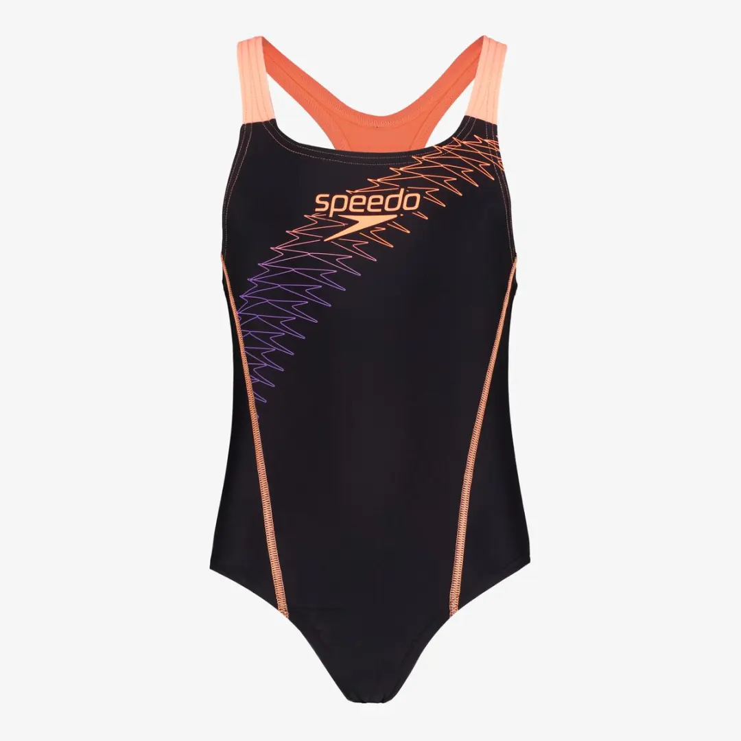 Speedo Medley Logo 1 Piece Meisjes Sportbadpak
