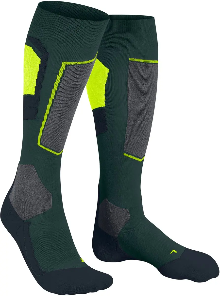 FALKE SK4 Warm Dune Sokken Heren - Maat 44/45 - Groen