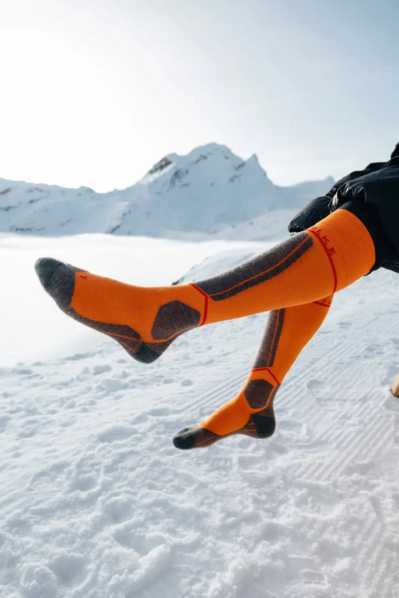 Falke SK4 Compressie Skisokken Heren - Blauw