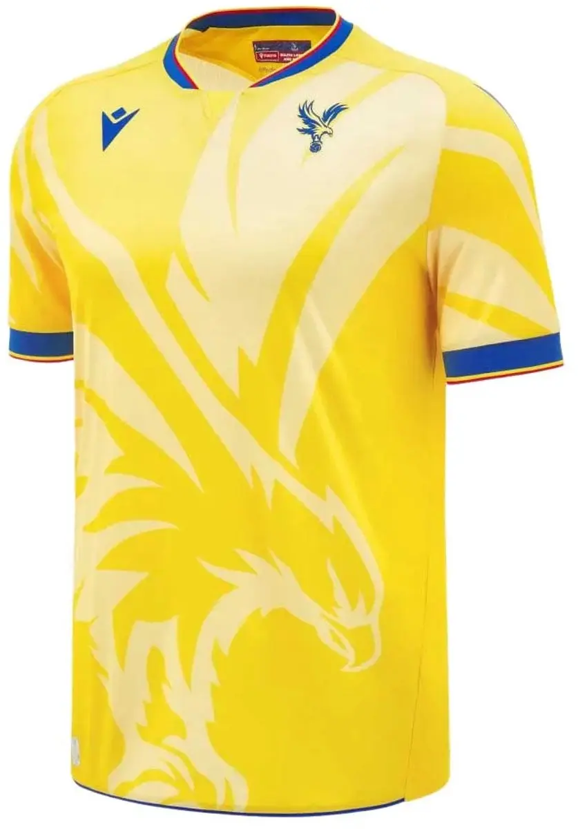 Macron Crystal Palace FC 24/25 Uit-shirt Geel