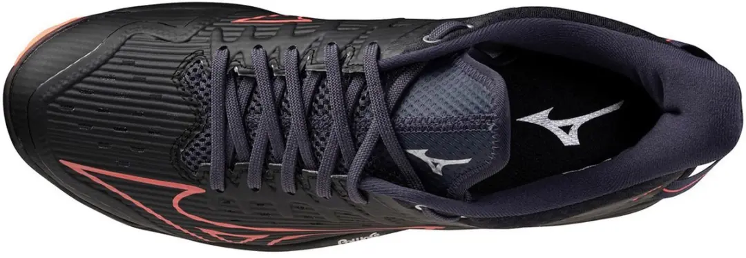 Mizuno Wave Sportschoenen 45 - Zwart/Rood - TF