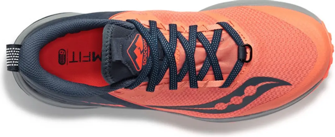 Saucony Xodus Ultra Dames Sportschoenen - Trail 43 - grijs/roze
