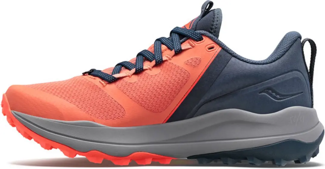 Saucony Xodus Ultra Dames Sportschoenen - Trail 43 - grijs/roze