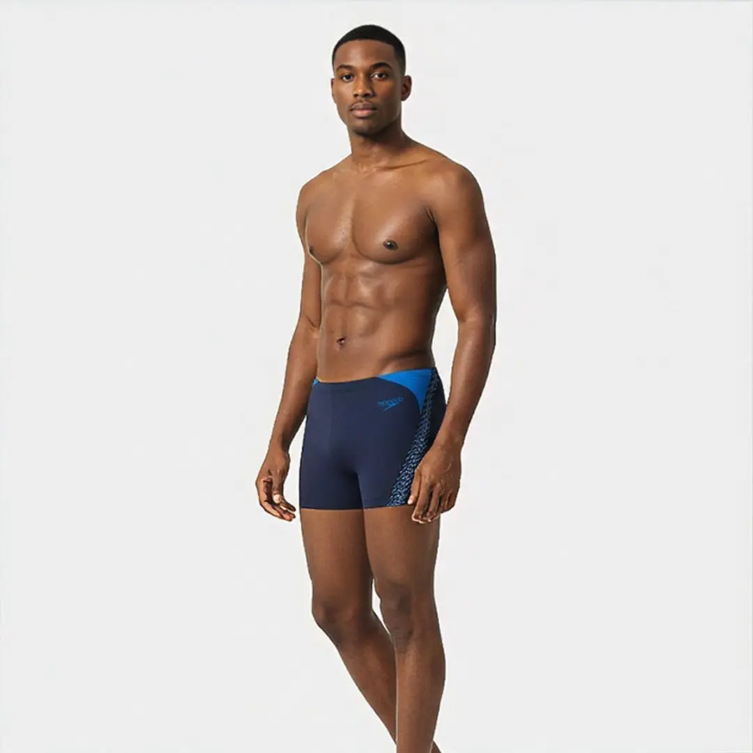 Speedo END+ Hyper Boom Splice Zwemboxer Heren - Maat 3XL - Donkerblauw