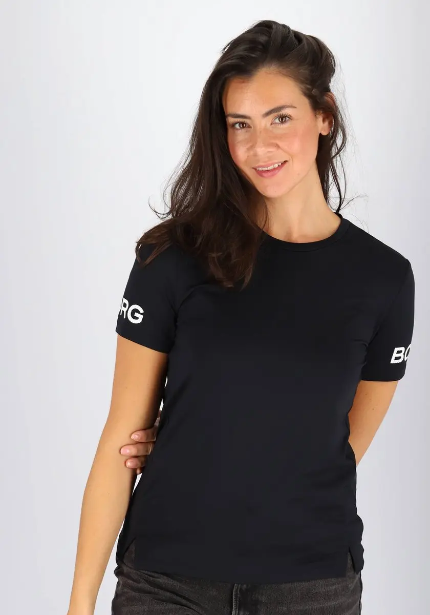 Björn Borg Dames Sportshirt Korte Mouw - Gerecycled Polyester - Maat L - afbeelding 6 van 6