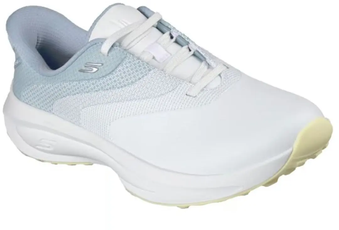 Skechers Slip+Ins Flow SI Dames Golfschoenen 41 - Wit Lichtblauw