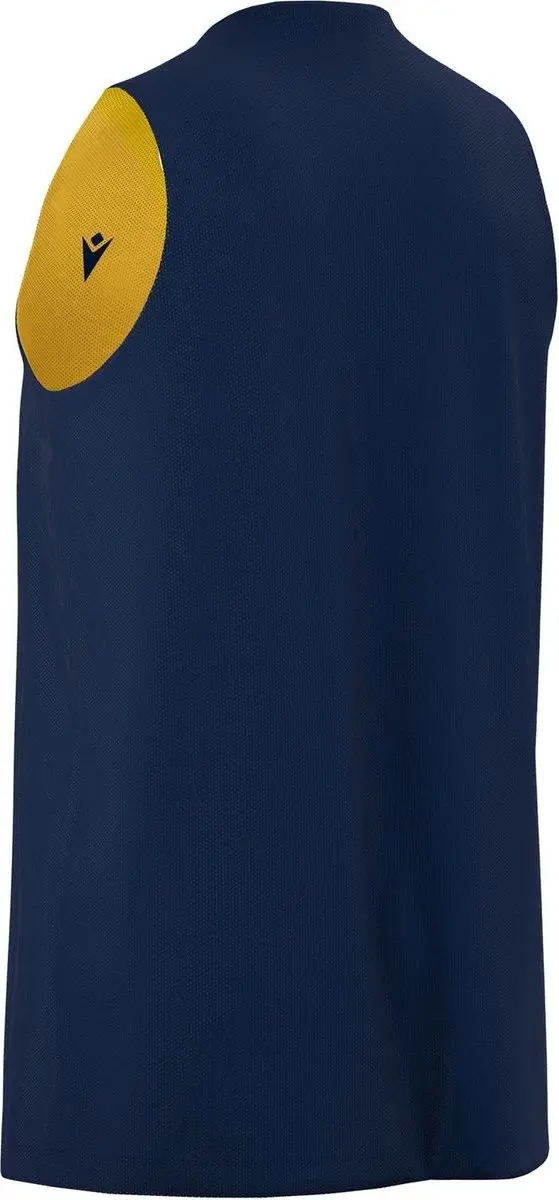 Macron Idaho Reversible Shirt Kinderen - Marine/Geel 11-12Y