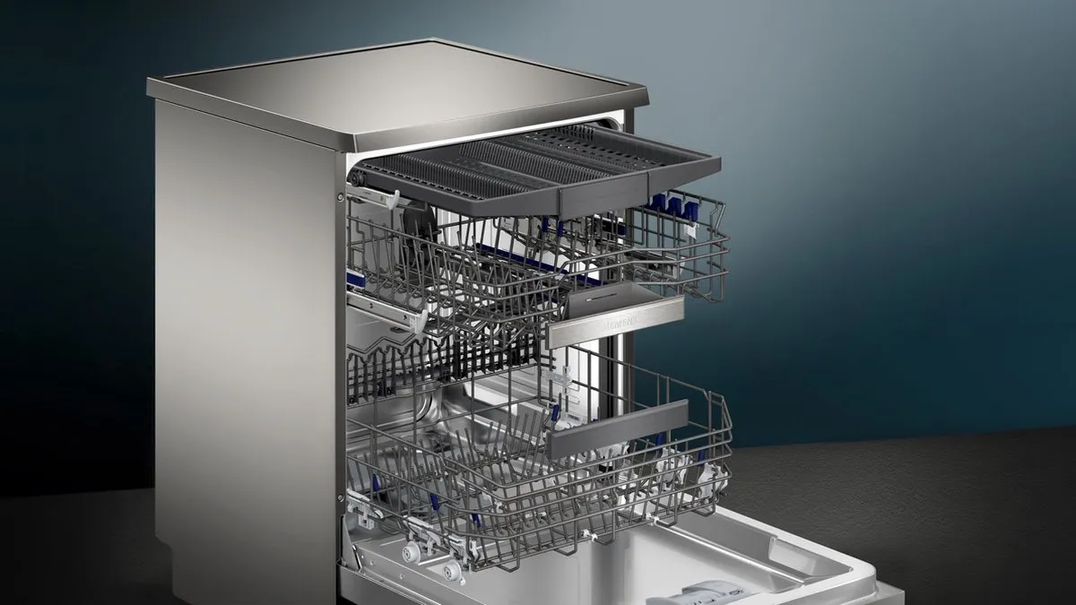 Siemens iQ500 SN25EI13CE Vaatwasser 14 Couverts - RVS - afbeelding 6 van 6