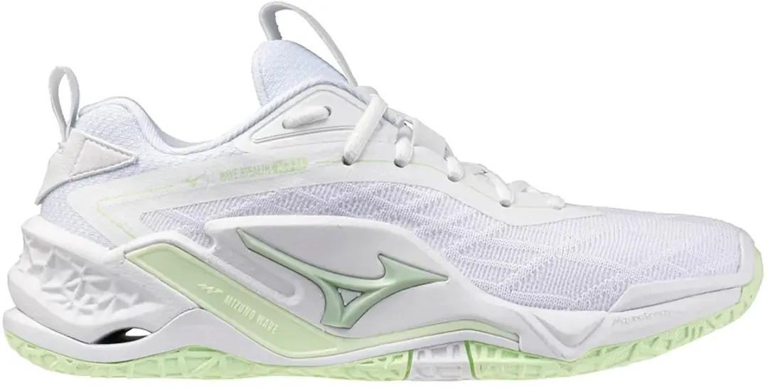 Mizuno Wave Stealth Neo 2.1 Dames Sportschoenen - Blauw/Orange/Wit - afbeelding 5 van 6