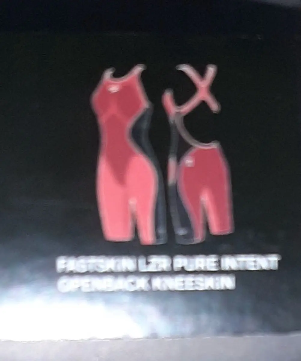 Speedo LZR Pure Intent Fastskin Kneeskin - Rood/Zwart - Maat 24